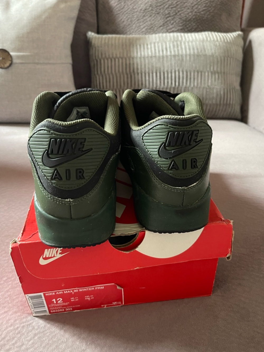 Nike Air Max 90 Winter Premium Carbon/ - Picture 3 of 10